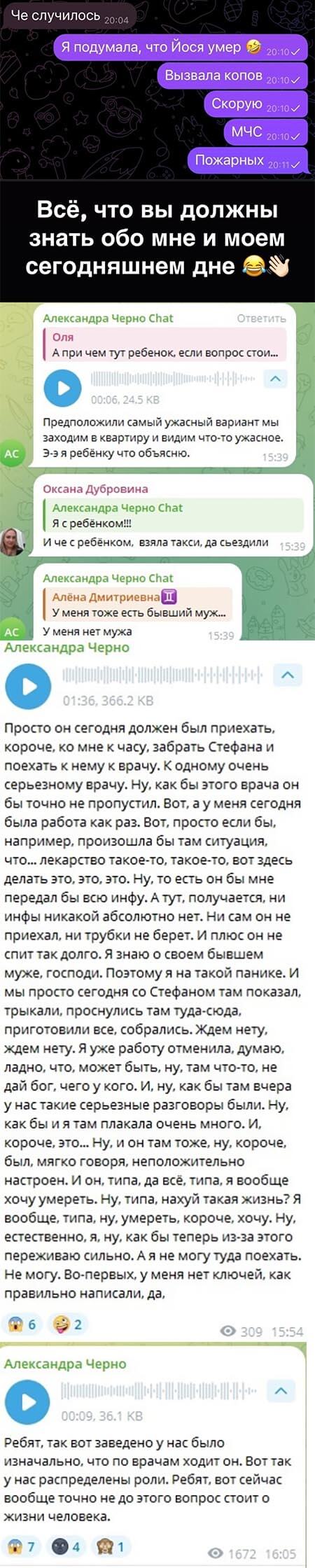 Скриншоты переписки вконтакте