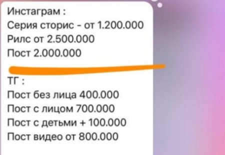 17 апреля 2026 года стоимость рекламных услуг Ксении Бородиной стала предметом бурного обсуждения в социальных сетях.