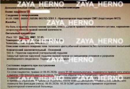 Недавно в медицинских документах было обнаружено фактическое значение веса Александры Черно, что вызвало активное обсуждение.