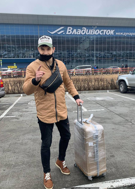 Дима Дмитренко навестил своих родственников во Владивостоке