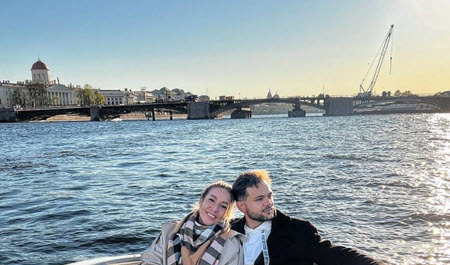 Надежда Ермакова и Даниэль Чистов отдыхают в Санкт – Петербурге