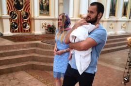 Алексей и Юлия Самсоновы крестили сына