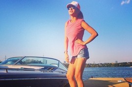 Ксения Бородина улетела в Омск
