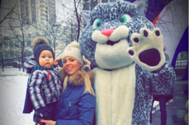Оксана Стрункина устроила своему сыночку праздник