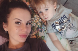 Ольга Ветер закрыла комментарии под снимками с сыном